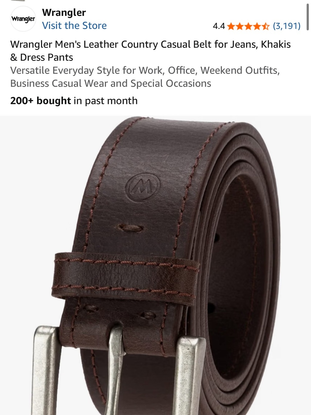 Men's Leather Belt